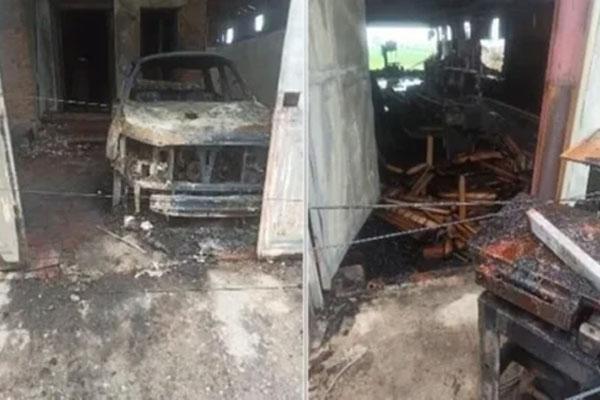 Cháy xưởng gỗ ở Bắc Giang, 5 người cùng gia đình thương vong-1