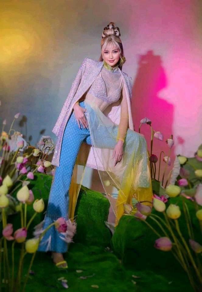 Một hoa hậu bị chỉ trích vì áo dài xuyên thấu, lặp lại scandal Mai Phương Thuý?-2