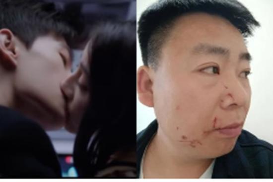Người đàn ông bị đánh vì ghép video hôn Địch Lệ Nhiệt Ba