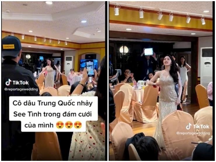 See Tình của Hoàng Thùy Linh làm náo loạn đám cưới ở Trung Quốc
