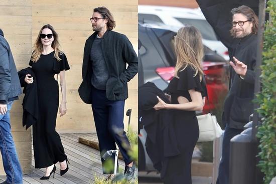 Angelina Jolie dùng bữa trưa 3 tiếng bên tỷ phú