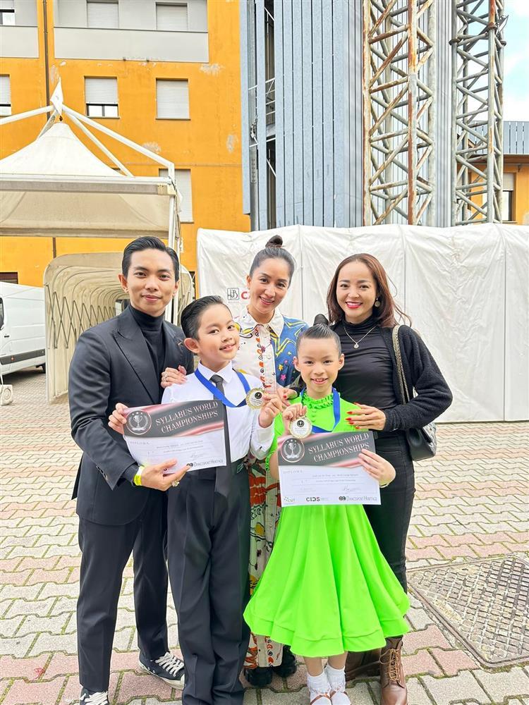 Con trai 8 tuổi của Khánh Thi đoạt HCV, lập kỷ lục dancesport Việt-2
