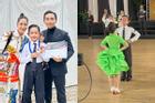Con trai 8 tuổi của Khánh Thi đoạt HCV, lập kỷ lục dancesport Việt