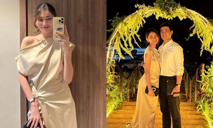 Á hậu Thùy Dung cùng chồng dự đám cưới đối thủ ở Hoa hậu Quốc tế 2017-1