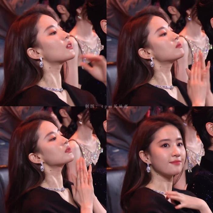 Lưu Diệc Phi gây tranh cãi vì khác xa ảnh photoshop khi diện đồ hở vai-6