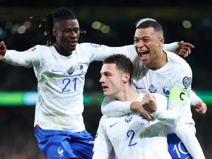 Mbappé mất hút, đội tuyển Pháp thắng Ireland nhờ hậu vệ-1