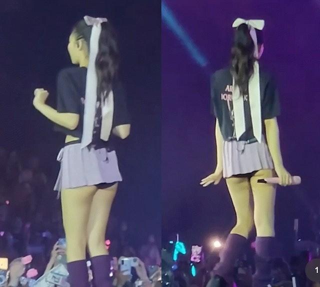 Jennie (BlackPink) mặc váy quá ngắn, lộ nội y-1