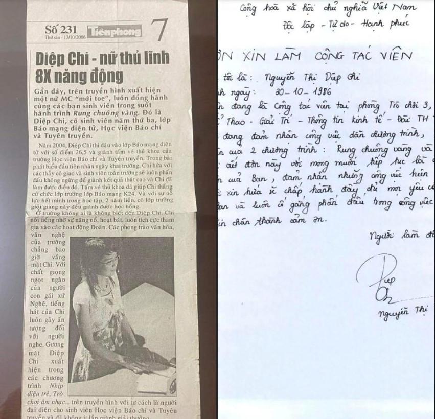 Lá đơn viết tay của MC Diệp Chi VTV gây sốt-1