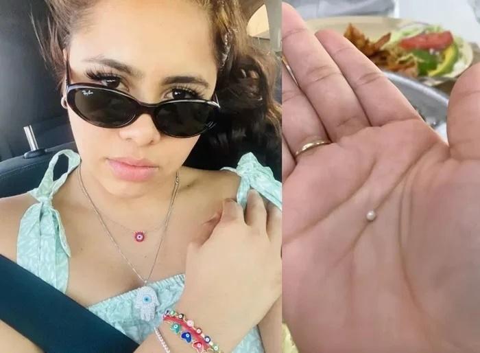 Đi ăn cùng bạn trai, cô gái cắn ngay được viên ngọc quý-1