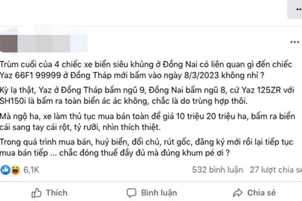 Công an Đồng Tháp: 4 biển xe siêu đẹp được bấm đúng quy trình-1