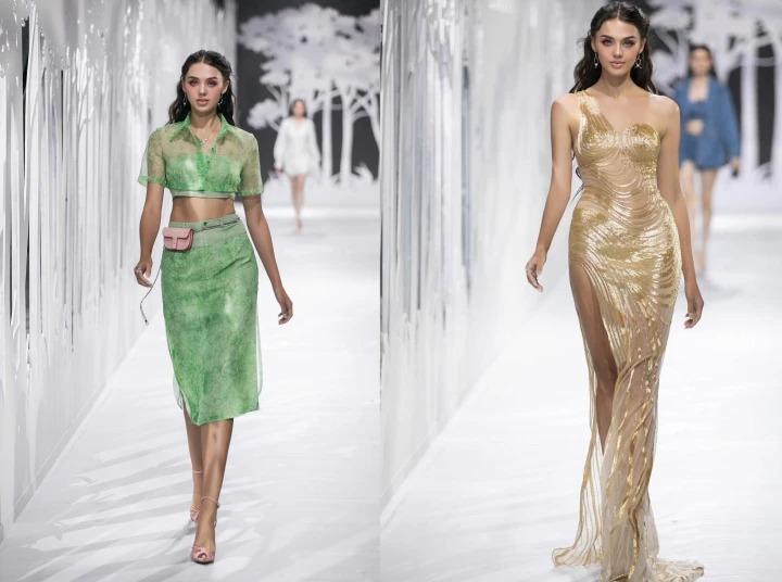 Vợ Bùi Tiến Dũng trở lại sàn diễn, khoe vẻ đẹp quyến rũ sau sinh-1