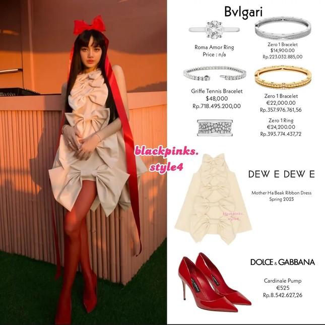 Bóc giá trang sức Lisa BLACKPINK đeo tiệc sinh nhật: Vòng tay hơn 1 tỷ!-3