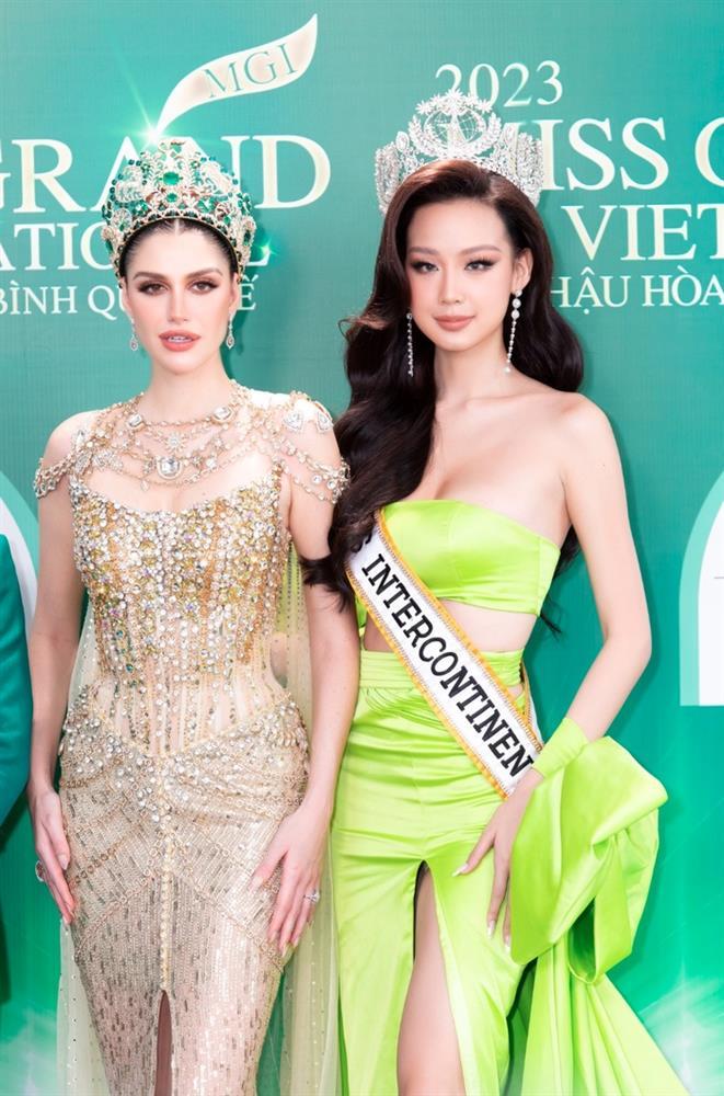 Bảo Ngọc lên tiếng về tranh cãi đeo sash chụp ảnh cùng Hoa hậu Isabella Menin-1