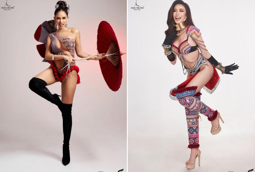 Trang phục dân tộc của Hoa hậu Hòa bình Thái Lan được ví như nội y-7