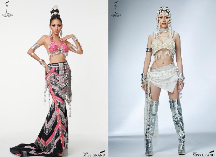 Trang phục dân tộc của Hoa hậu Hòa bình Thái Lan được ví như nội y-9