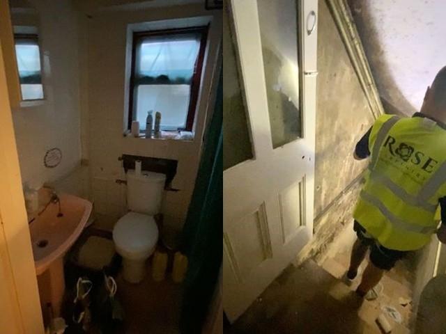 Dọn nhà mới, cặp vợ chồng phát hiện bí mật sau bức tường phòng tắm-1