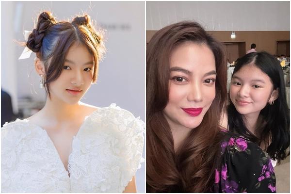 Con gái Trương Ngọc Ánh khoe chân dài miên man-3