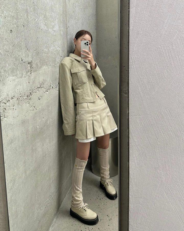 3 kiểu chân váy đang hot ở Hàn Quốc, giúp che đùi to-2