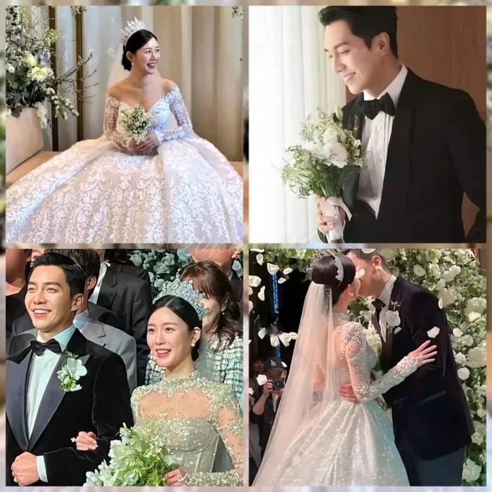 Váy cưới của vợ Lee Seung Gi ghi điểm nhờ khoảng hở tinh tế-1