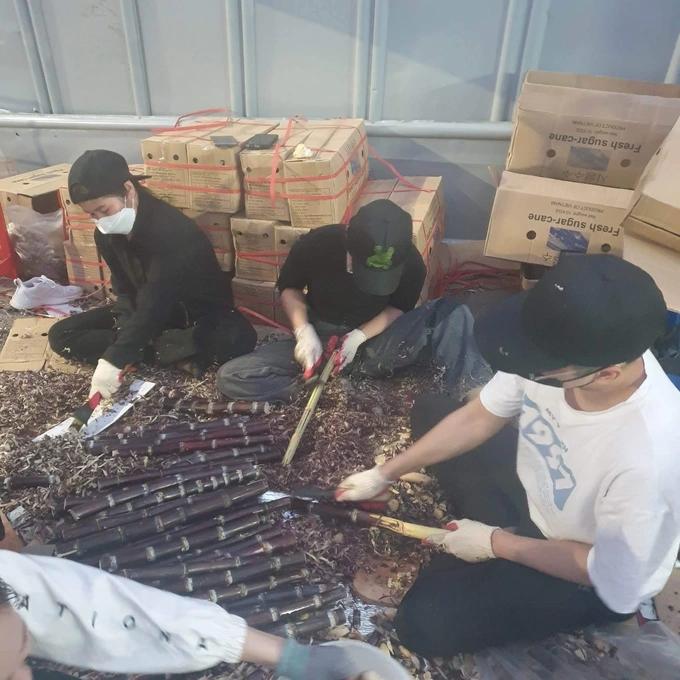 Hot girl Việt bán nước mía ở Hàn: Dùng 400kg mía/ngày, khách xếp hàng dài-3