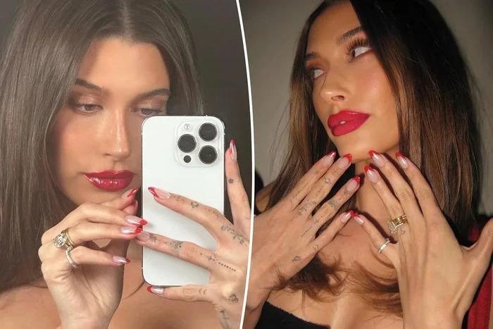 Hailey Bieber bị ghét vẫn khiến người ta chạy theo 5 trend nail-4