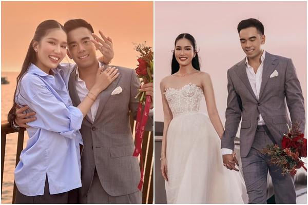 Hé lộ ảnh cưới đầu tiên của Á hậu Phương Anh và ông xã doanh nhân-5