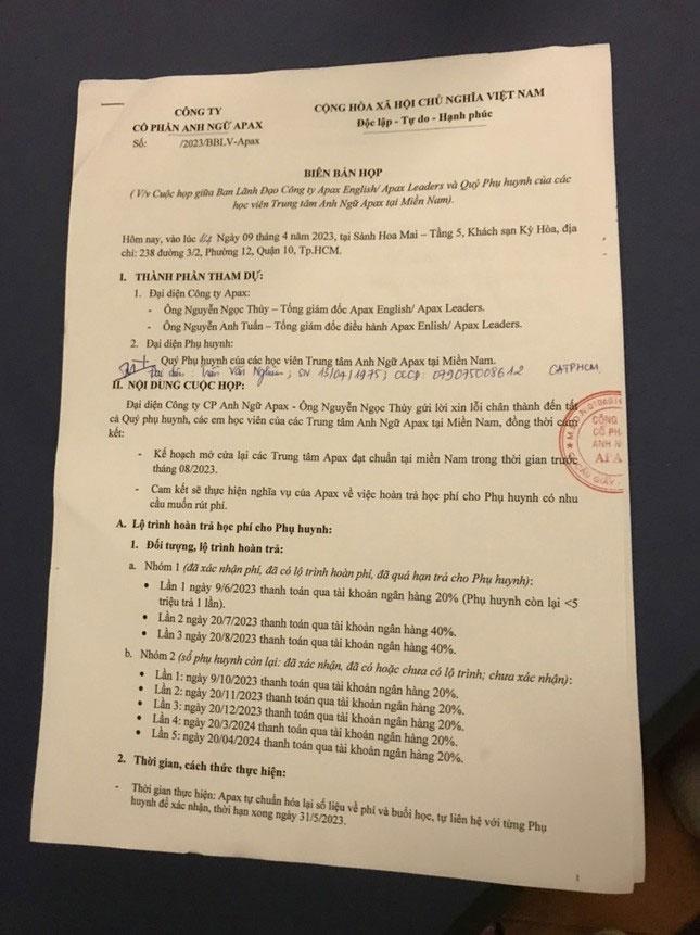 Lời hứa cuối của Shark Thủy sau cuộc đối thoại với phụ huynh Apax-3