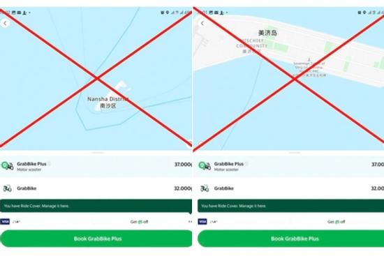 Cơ quan chức năng làm việc với Grab về bản đồ sai lệch chủ quyền biển đảo