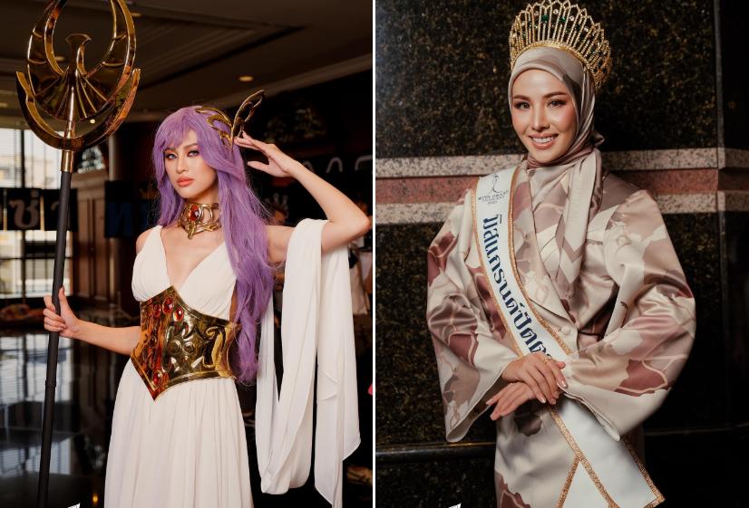 Thí sinh Hoa hậu Hòa bình Thái Lan làm lố-13