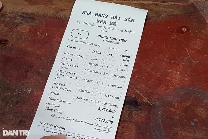 Vụ 3 khách Trung Quốc ăn 12kg hải sản: Không còn tang vật xử lý-4