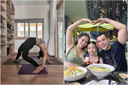 Phương Trinh Jolie lên tiếng việc mang thai tháng thứ 7 vẫn tập yoga tư thế khó