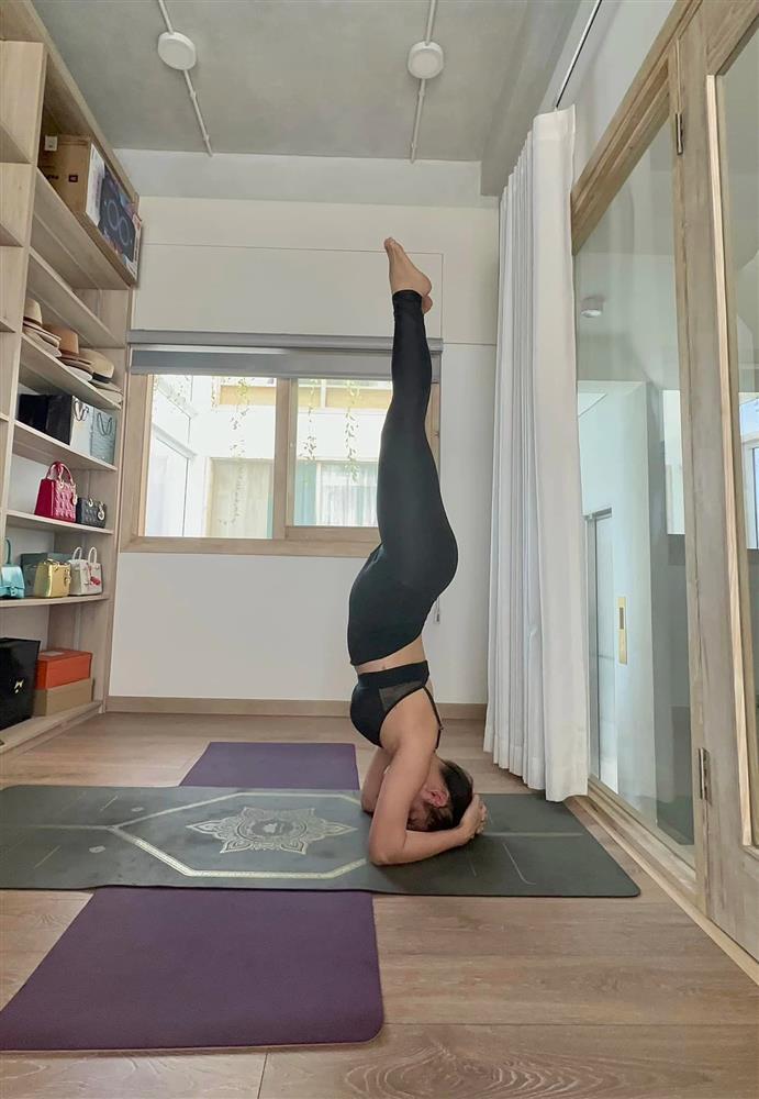 Phương Trinh Jolie lên tiếng việc mang thai tháng thứ 7 vẫn tập yoga tư thế khó-1