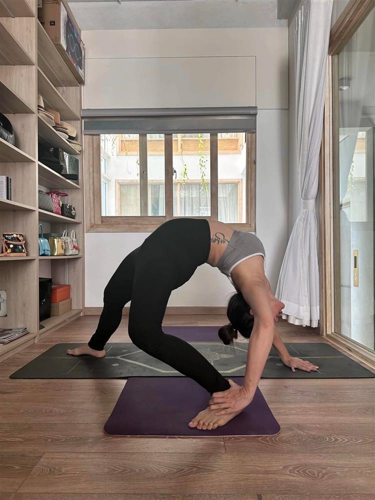 Phương Trinh Jolie lên tiếng việc mang thai tháng thứ 7 vẫn tập yoga tư thế khó-2