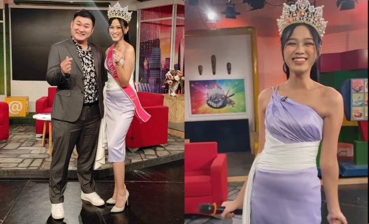 Quỳnh Kool dở khóc dở cười vì váy lụa mỏng giống Diễm My 9X-9