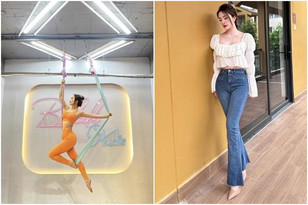 Quỳnh Nga khoe đường cong gợi cảm, vòng eo con kiến khi tập yoga bay-13