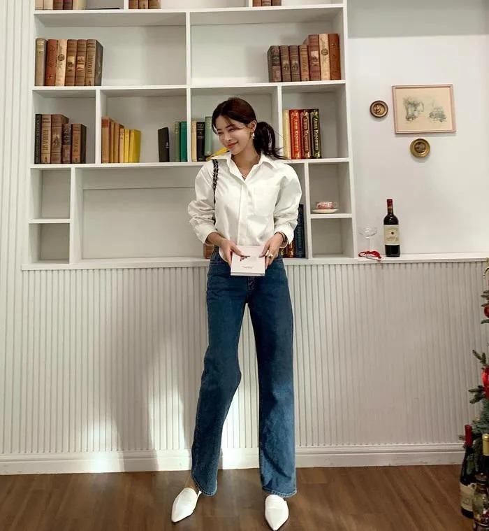 10 cách mix áo sơ mi với quần jeans giúp bạn mặc đẹp suốt mùa hè-7