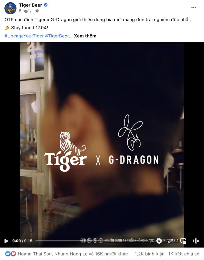 ‘Bom tấn’ của Tiger Beer và G-Dragon tung teaser nhá hàng, đến cả lời nhạc cũng bí ẩn-1