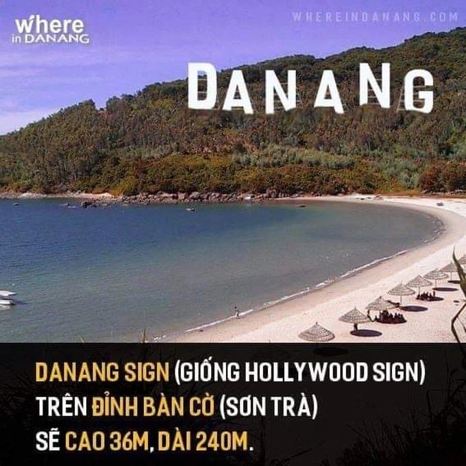 Xôn xao bảng chữ DA NANG trên bán đảo Sơn Trà như Hollywood-1