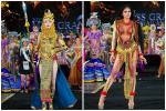Trang phục dân tộc rùng rợn ở Hoa hậu Hòa bình Thái Lan