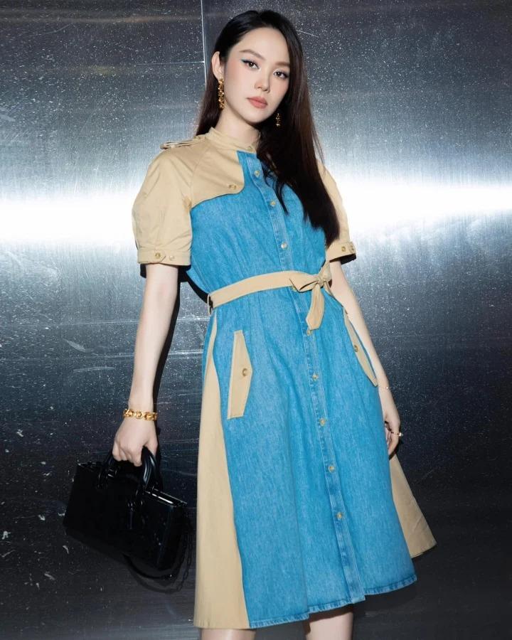 Mang bầu ở tháng thứ 4, nhan sắc của Minh Hằng thế nào?-2