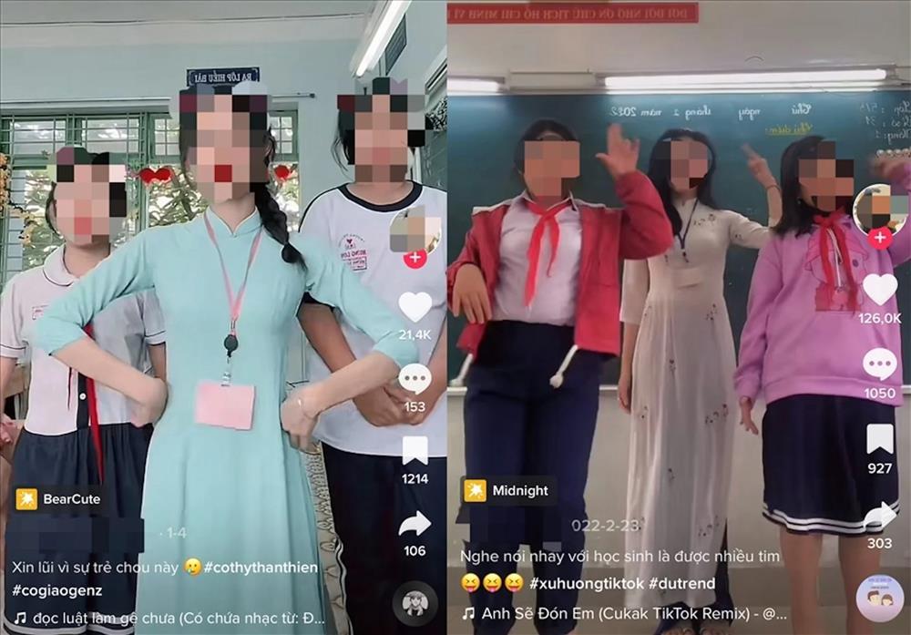 Rủ học sinh quay clip uốn éo TikTok, giáo viên ném trò cho dân mạng xâu xé-1