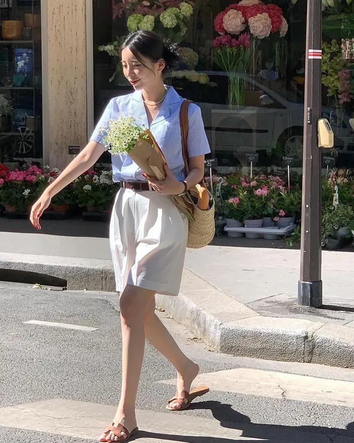 10 set đồ nên diện khi búi tóc-2