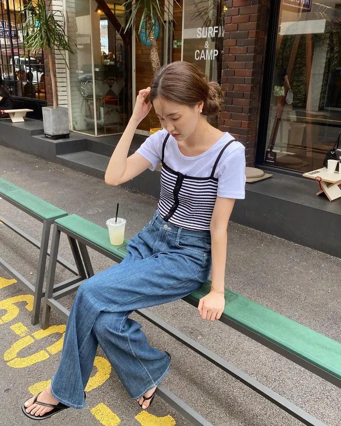 10 set đồ nên diện khi búi tóc-4