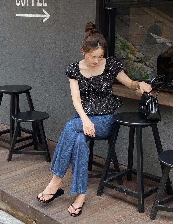 10 set đồ nên diện khi búi tóc-6