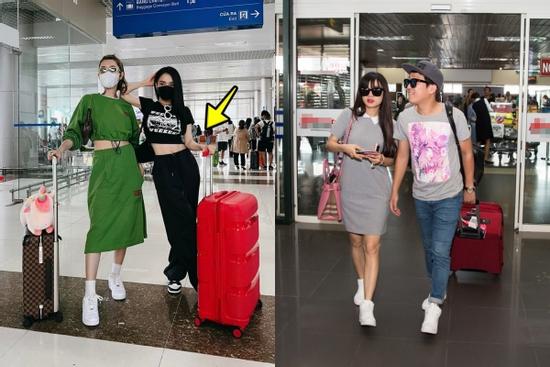 Gu thời trang sân bay tối giản của Nhã Phương