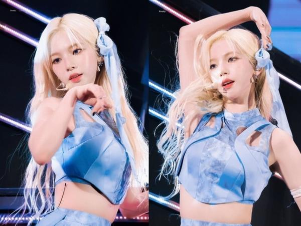 Karina (aespa) thăng hạng nhan sắc nhờ tóc tẩy, phiên bản sống của Barbie-4