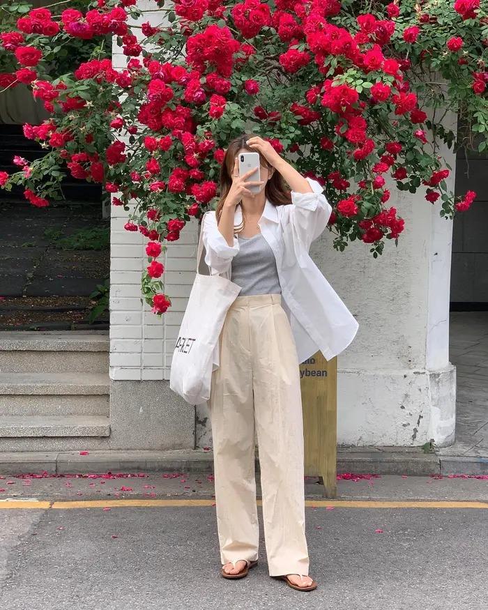 10 cách mặc quần ống rộng sành điệu khi đi du lịch-6