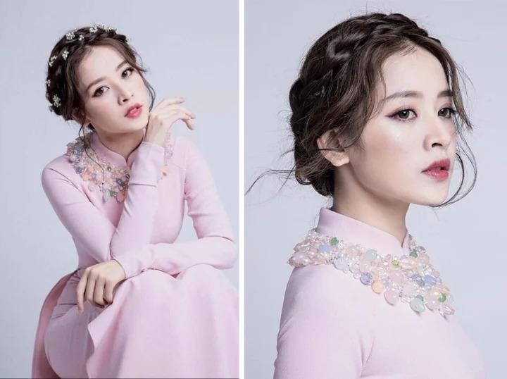 Những kiểu tóc khi mặc áo dài truyền thống giúp bạn xinh lên gấp nhiều lần-6