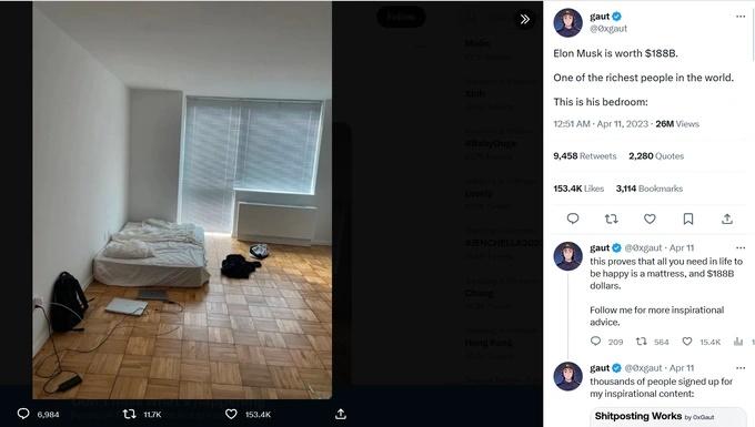 Sự thật về bức ảnh phòng ngủ sơ sài như nhà trọ của Elon Musk-2