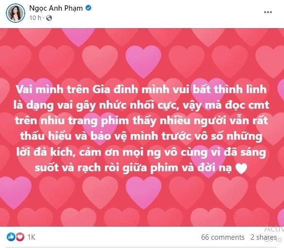 Lý do nào khiến nữ diễn viên đang bị ghét nhất phim VTV lại lên tiếng cảm ơn khán giả?-4